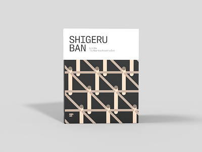 Book About Shigeru Ban graphic design recycled cardboard