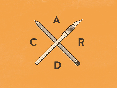 ACRD 8bit hipster paste-up pattern pencil pixel retro scalpel weathered