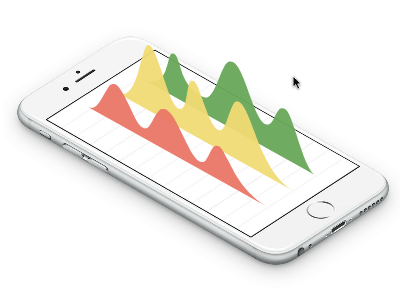 Analytics analytics blobby data graph infographics interactive iso numbers phone touch