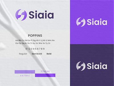 Siaia Logo Design 2023 ai branding design logo logo designer modren logo siaia symbol tech typography