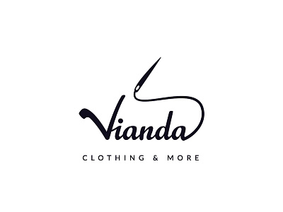 Vianda 2d 2d art ai brand branding clothing clothing brand cloths design indentity logo logomark