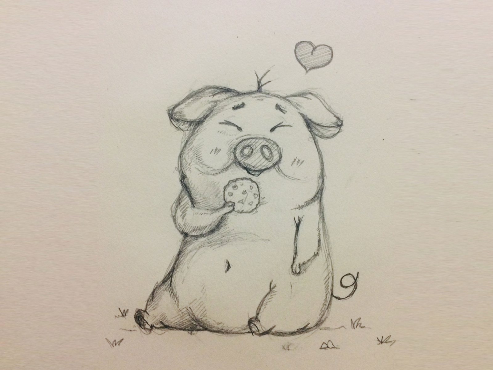 Pig Drawing & Sketches For Kids - Kids Art & Craft