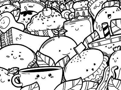 Food and drink 2d 2d art cartoon cute cute fun funny design designer doodle doodle art doodleart illustration today trending