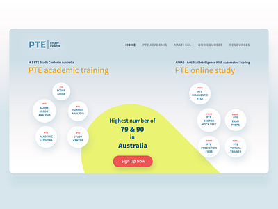 PTEStudyCentre Header Concept