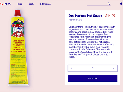 Sharpen Challenge: Hotsauce Profile Page