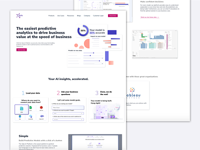 Ople: Product Page; details ai automl data science illustration launched live website machine learning ople product product page real project visual design web design website website design