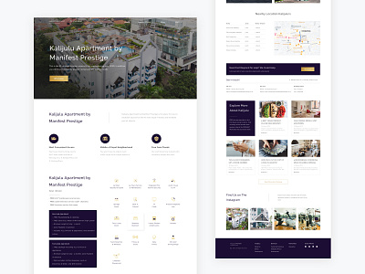 Exploration of Kalijulu Apartment Landing Page