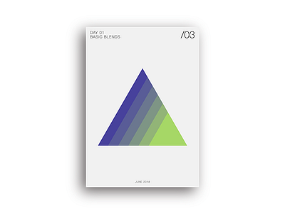 PosterSeries | BasicBlends | Jungle blendtool colour design geometric graphics illustrator minimalist modern poster print vector