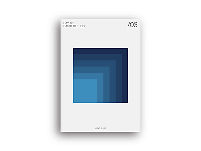 PosterSeries | BasicBlends | Ocean blendtool colour design geometric graphics illustrator minimalist modern poster print vector