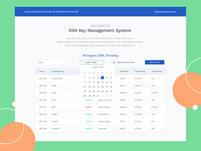 Room Key Management System