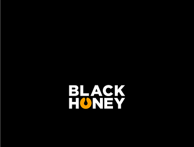 BLACK HONEY Logo concept black design honey honeybee logo logodesign simple yellow