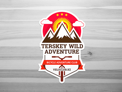 Terskey Wild Adventure Sticker adventure almaty bicycle cycle kyrgyzstan mountains sticker terskey wild