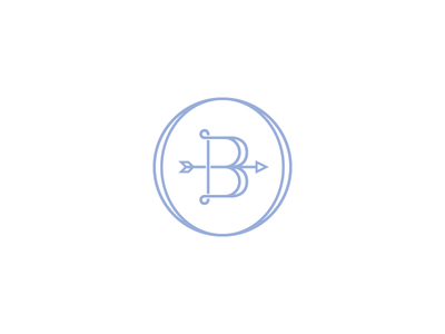 B b bow and arrow icon lens logo logodesign luke lukedesign mark photography symbol wedding