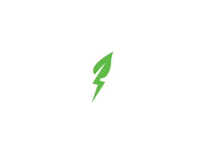 Electreco bolt eco electric icon leaf logo logodesign luke lukedesign mark symbol