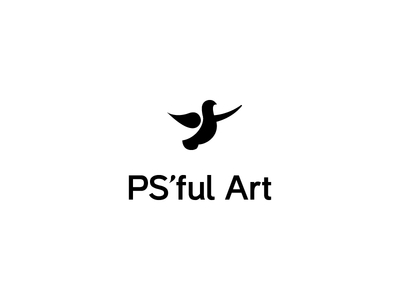 PS'ful Art art brush dove logo peace