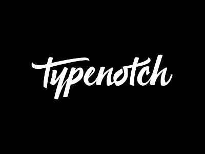 Typenotch character font hand drawn lettering logo logotype type typography