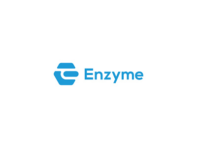 Enzyme e enzyme icon logo logodesign luke lukedesign mark molecule software symbol