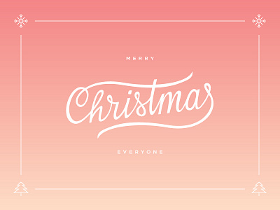Merry Christmas character christmas hand drawn holidays lettering logotype luke lukedesign type typography xmas