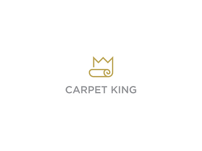 Carpet King carpet crown icon king logo logodesign luke lukedesign mark symbol