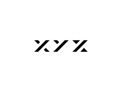 XYZ icon letter letterform logo logodesign luke lukedesign mark symbol
