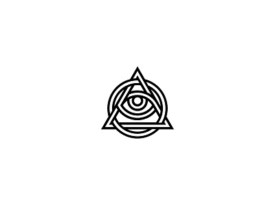 All Seeing Eye all seeing eye eye icon illuminati logo logodesign luke lukedesign mark symbol