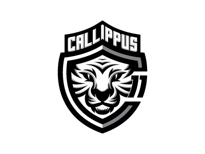 Callippus emblem soccer sport tiger