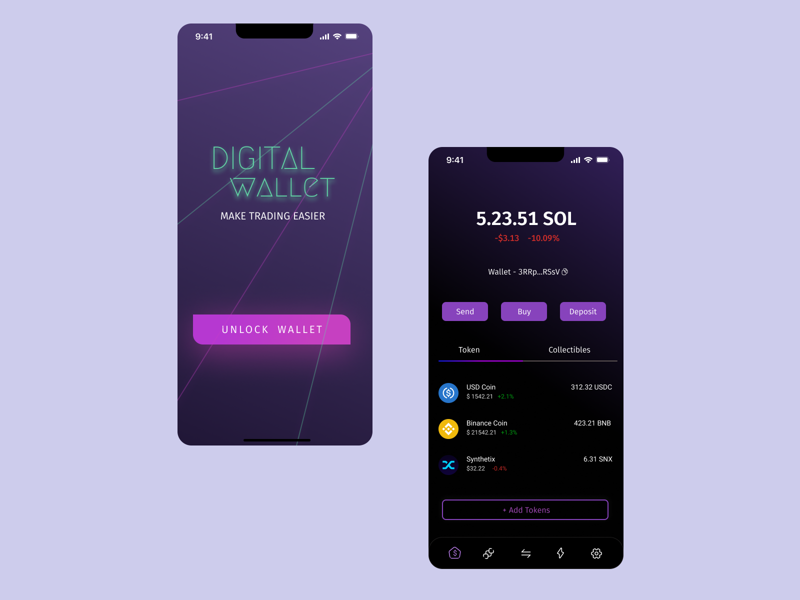 Digital Wallet UI/UX by Eka on Dribbble