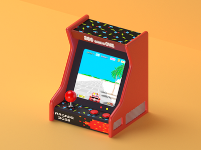 Arcade game🕹️ 3d animation