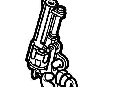 Gun Progress gun hand illustration vector