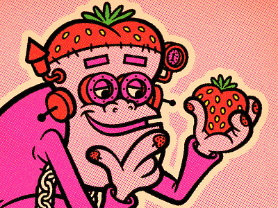 Franken Berry cereal cereal box frankenberry frankenstein frankenstein200 fruit illustration mascot monster vector