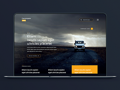 Concept Car Blog and Compare Website