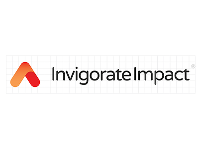 Invigorate Impact Logo Design arrow brand design geometric identity logo logodesign shapes