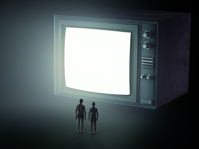 The Monitor c4d light monitor people render