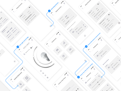 GoodNight App Wireframe wireframe ui ux