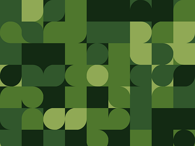 Green geometric background