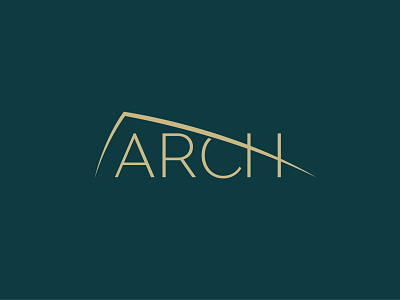 Arch arch architecture branding design flat identity logo logo design typography vector