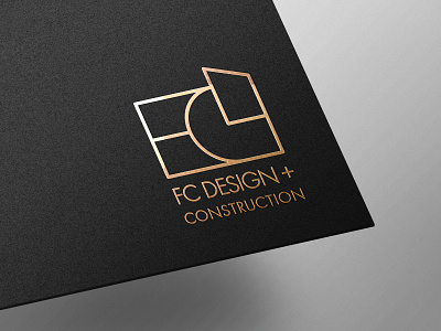 FCD+C arch branding design flat graphic design identity logo typography vector
