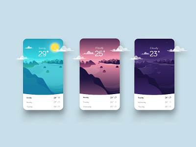 Raja ampat weather app apps illustration weather