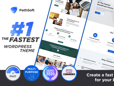 PathSoft - #1 The Fastest Multipurpose | eCommerce | Landing Wor 3d animation branding design graphic design illustration logo motion graphics ui vector