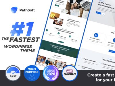 PathSoft - #1 The Fastest Multipurpose | eCommerce | Landing Wor