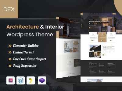 DEX - Interior Design & Architecture WordPress Theme