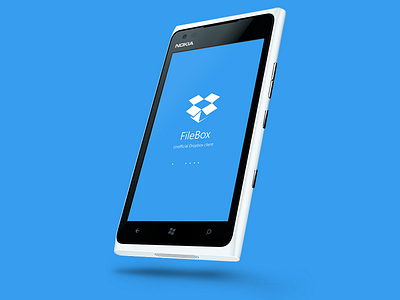 Ui Filebox Wp8 blue dropbox logo perspective unofficial vector