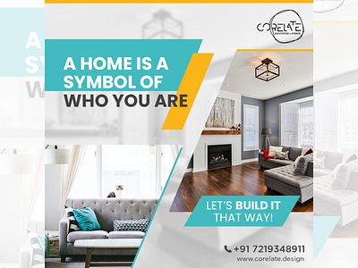 A Home is a Symbol of Who You Are branding design graphic design graphic designer illustration indian designer logo social media design social media marketing