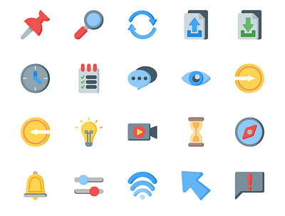 Interface icon set app icon interface phone ui uiux web