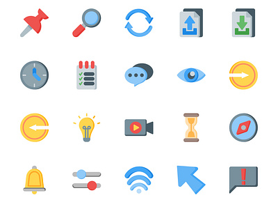 Interface icon set