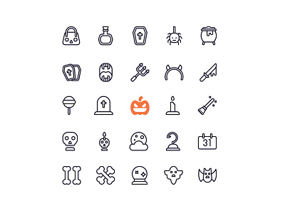Halloween icon set blood ghost halloween halloween party hook icon iconpack iconset pumpkin scary trident