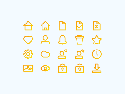 Interfaces Icon clock email flat icon illustration interface love message smile ui