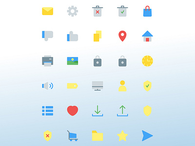 User interface icon set