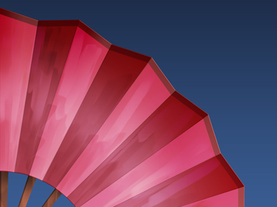 Paper fan (alt) alternative colour paper fan