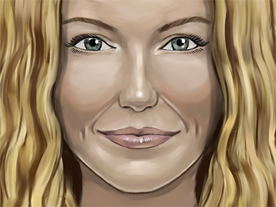 Princess (work in progress detail) face painter painting portrait princess